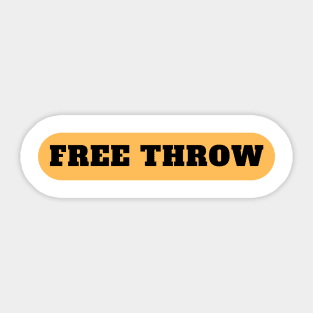 Free Throw Sticker